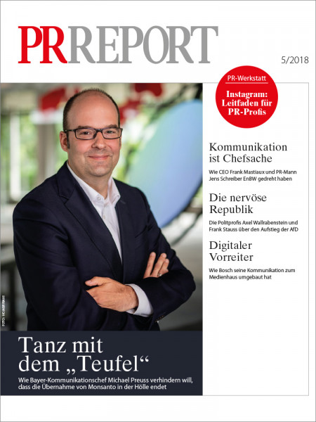 PR Report, Bayer-Kommunikationschef Michael Preuss