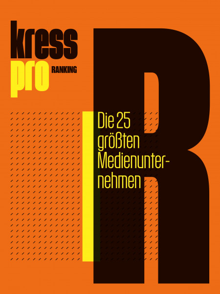 kress pro-Ranking: Die 25 größten Medienunternehmen: Wer in Deutschland im Coronajahr wie viel Umsatz erzielt hat. Und wie groß die Digitalkonzerne hierzulande inzwischen sind.