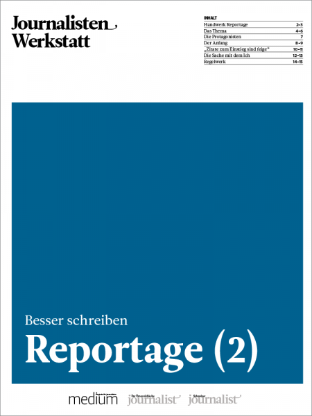 Journalisten Werkstatt: Reportage 2, Stephan Seiler