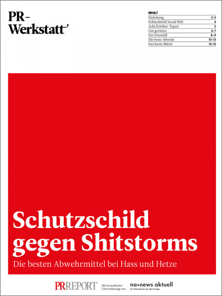 Schutzschild gegen Shitstorms