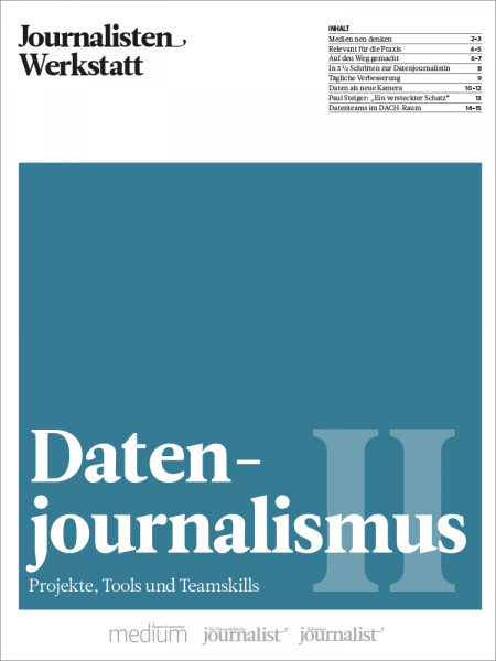 Journalisten Werkstatt: Datenjournalismus, Mirko Lorenz