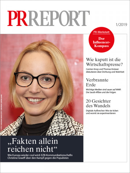 PR Report, EZB-Kommunikationschefin Christine Graeff