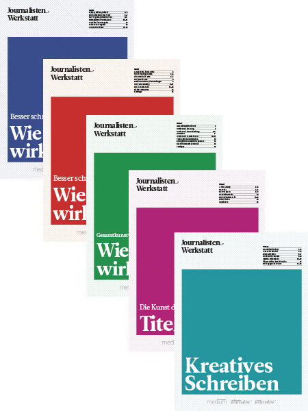 Journalisten Werkstatt Paket: Besser schreiben 3