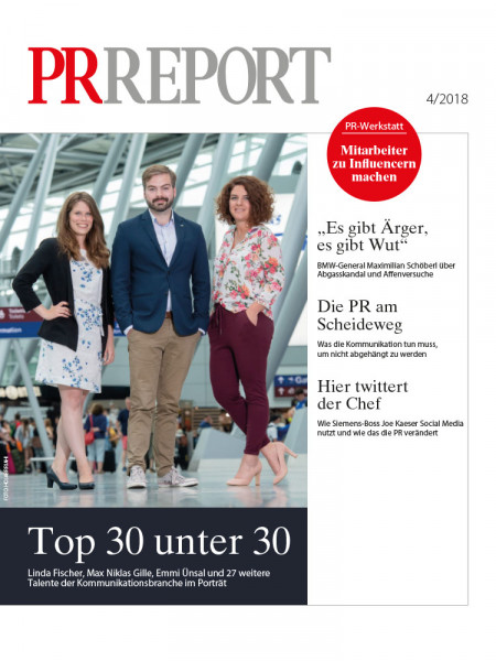 PR Report: Top 30 unter 30 International, vielseitig begabt, überwiegend weiblich und im Gründerfieber: Unsere Nachwuchsinitiative „30 unter 30“ geht in die sechste Runde. Wo die Talente arbeiten und wie sie ticken.