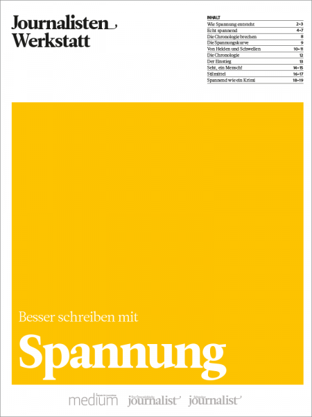 Journalisten Werkstatt: Spannung, Marie Lampert