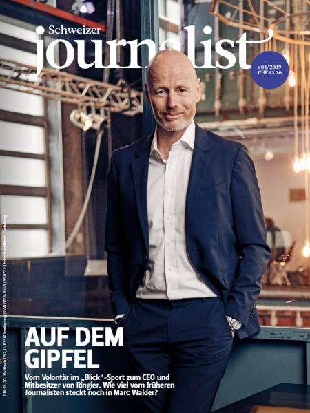Schweizer Journalist: Auf dem Gipfel Vom Volontär im "Blick"-Sport zum CEO und Mitbesitzer von Ringier. Wie viel vom früheren Journalisten steckt noch in Marc Walder?