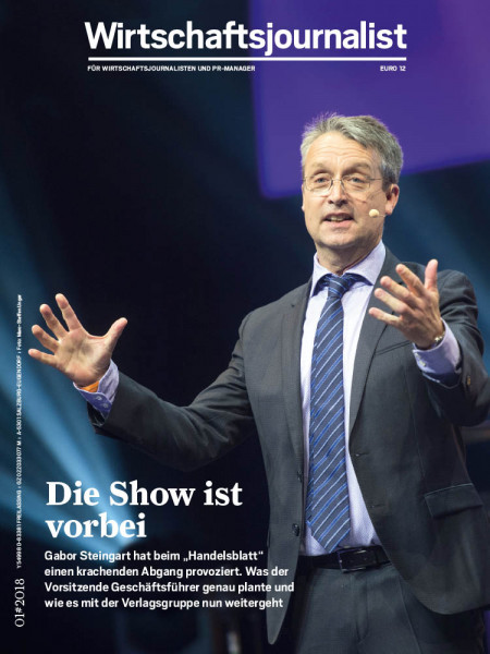 Wirtschaftsjournalist: Die Show ist vorbei Gabor Steingart hat beim „Handelsblatt“ einen krachenden Abgang provoziert