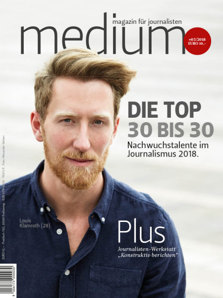 medium magazin: Die Top 30 bis 30 Nachwuchstalente im Journalismus 2018