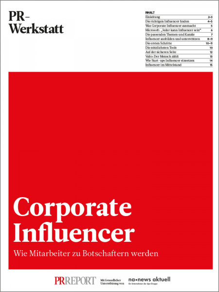 Corporate Influencer: Wie Mitarbeiter zu Botschaftern werden, PR-Werkstatt, Daniel J. Hanke