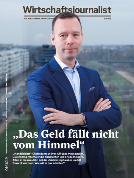 Wirtschaftsjournalist: „Das Geld fällt nicht vom Himmel“ „Handelsblatt“-Chefredakteur Sven Afhüppe muss sparen. 
